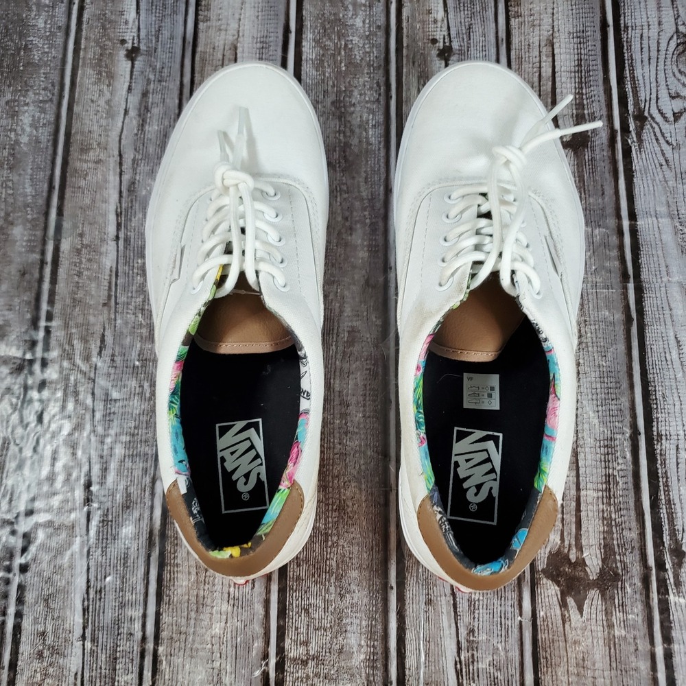 Vans Men's Era 59 (C&L) Multi/ Floral/ True White Sneakers 721356 Size 10 - Picture 6 of 8